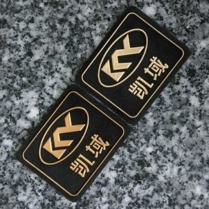 Estampillas de caucho en relieve personalizadas Marca comercial Presión regulable