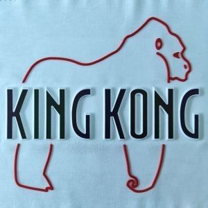 Un buen precio. Impresión de sello de tinta en tela con logotipo en relieve en línea