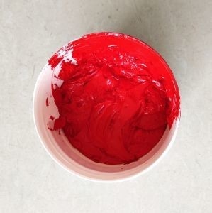SC-5210 Tinta de tejido de seda roja carmesí concave convexa de silicona