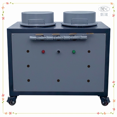 Producción de etiquetas de silicona de alta capacidad con gabinete de vacío de doble cabeza y máquina dispensadora de PVC
